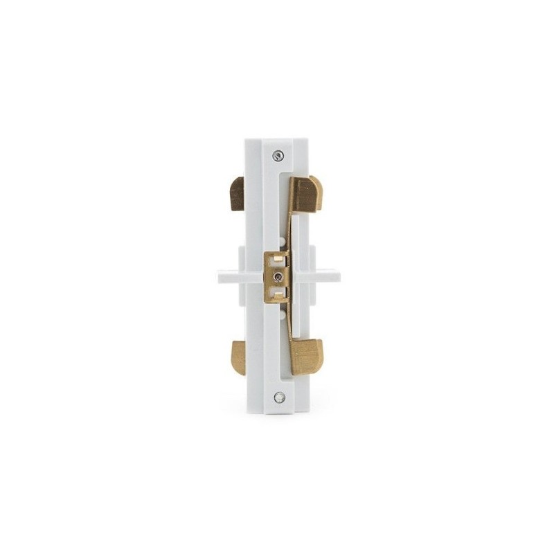 Conector en I Para Carril Bifa?sico  Blanco