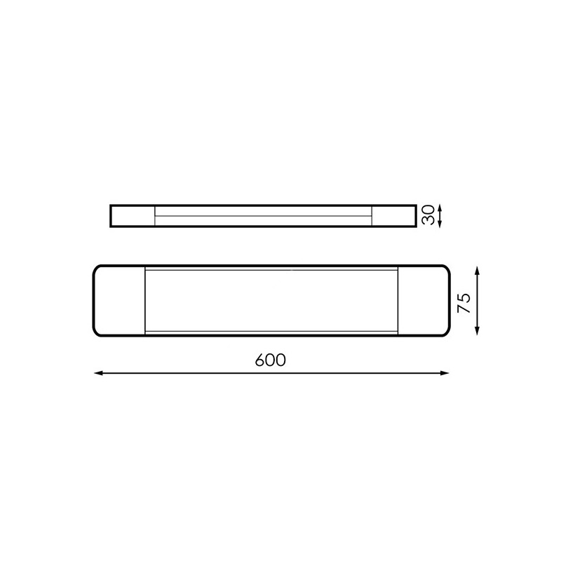 Regleta LED SlimLine Traten 20W - Enlazable