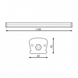 Regleta LED SlimLine Garaz...