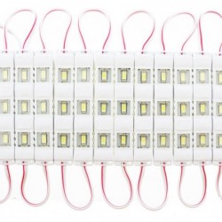 Cadena de 20 Módulos de 3 LED SMD 5730 12V 0.75W