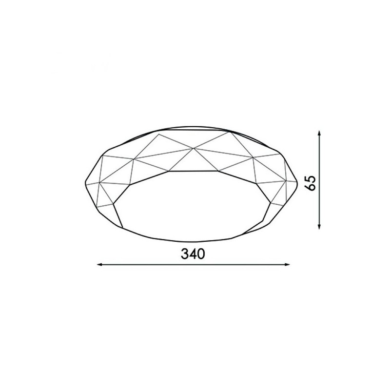 Plafon LED Circular Dial 24W