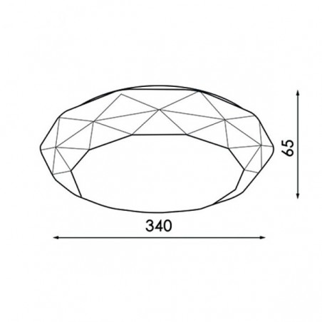 Plafon LED Circular Dial 24W