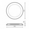 Panel LED Circular Serie Slim 12W