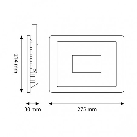 Foco proyector LED SMD Lexsir 100W Regulable