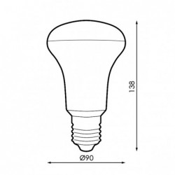 Bombilla LED E27 R90 15W