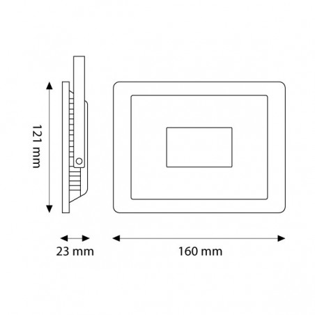 Foco proyector LED SMD Lexsir 30W Regulable