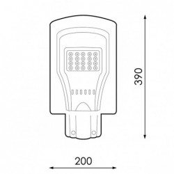 Farola Solar LED para...