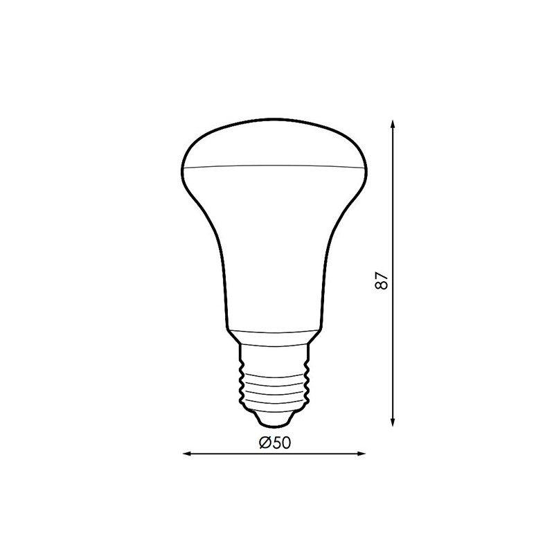 Bombilla LED E14 R50 6W