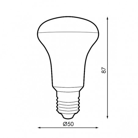 Bombilla LED E14 R50 6W