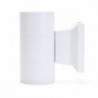 Aplique de pared LED Tube White 2X3W IP54