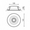 Downlight LED CobMon 20W