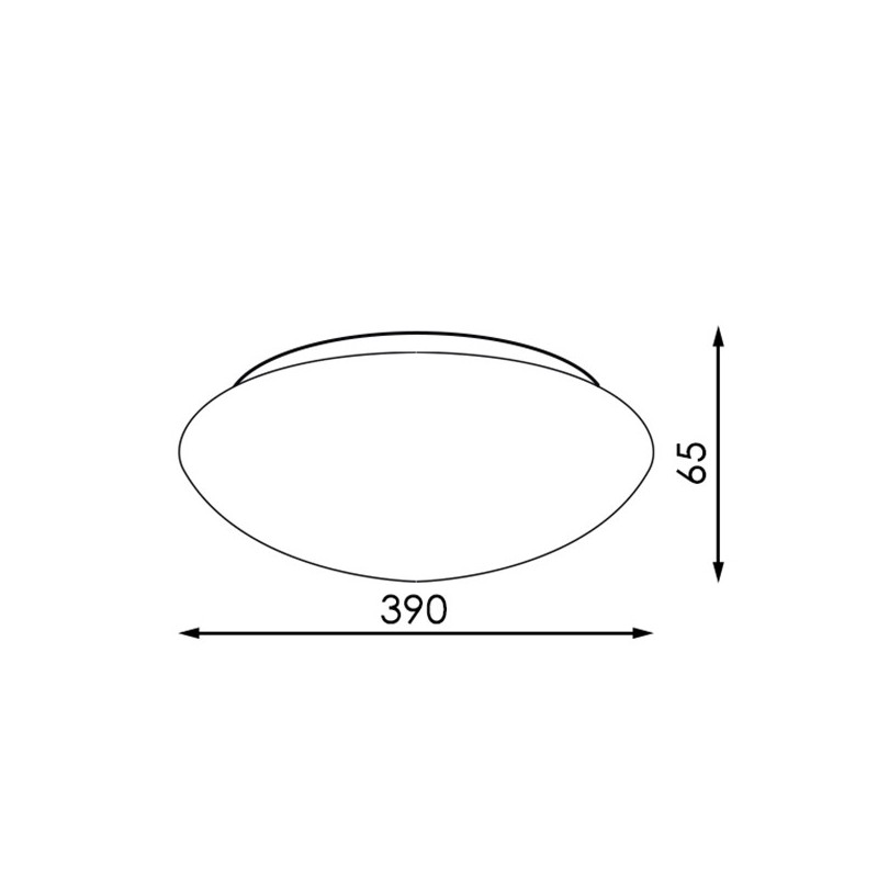 Plafon LED Circular Ice 36W