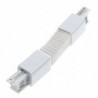 Conector Flexible Blanco para Carril Trifásico