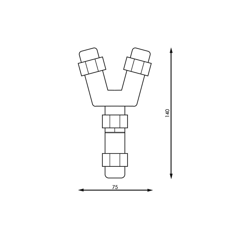 Conector en Y IP68