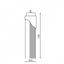 Tubo de LED T8 1200 mm...