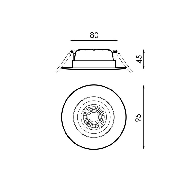 Downlight LED CobMon 10W