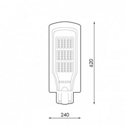 Farola Solar LED para...