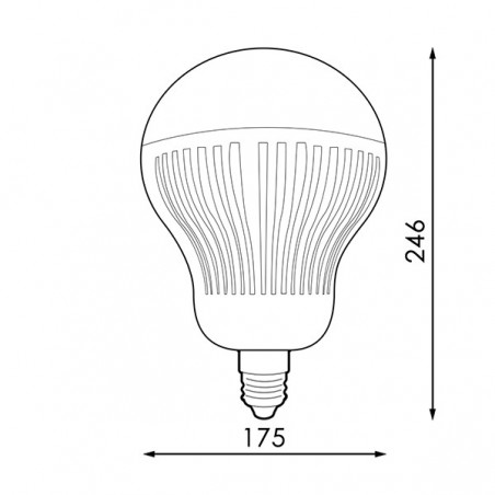 Bombilla LED E27 50W Industrial Iris