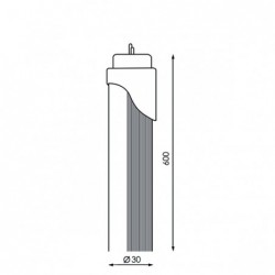 Tubo de LED T8 600 mm Ekran...