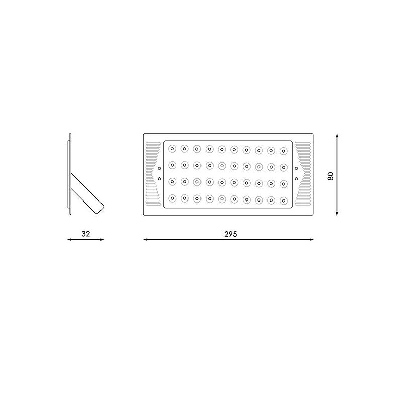 Foco Modular LED 50W 90º Tablet