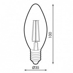 Bombilla LED Filamento E14...