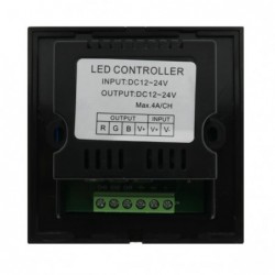 Dimmer empotrable Táctil RGB Para Tiras LED 12/24V