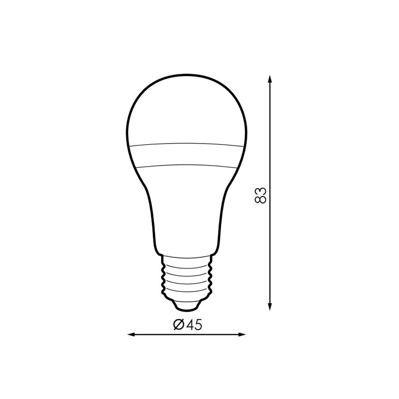 Bombilla LED E27 G45 5W