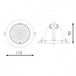 Downlight proyector LED...