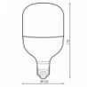 Bombilla LED E27 T100 30W