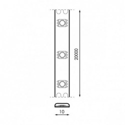 Tira de LED 24V DC SMD5050...