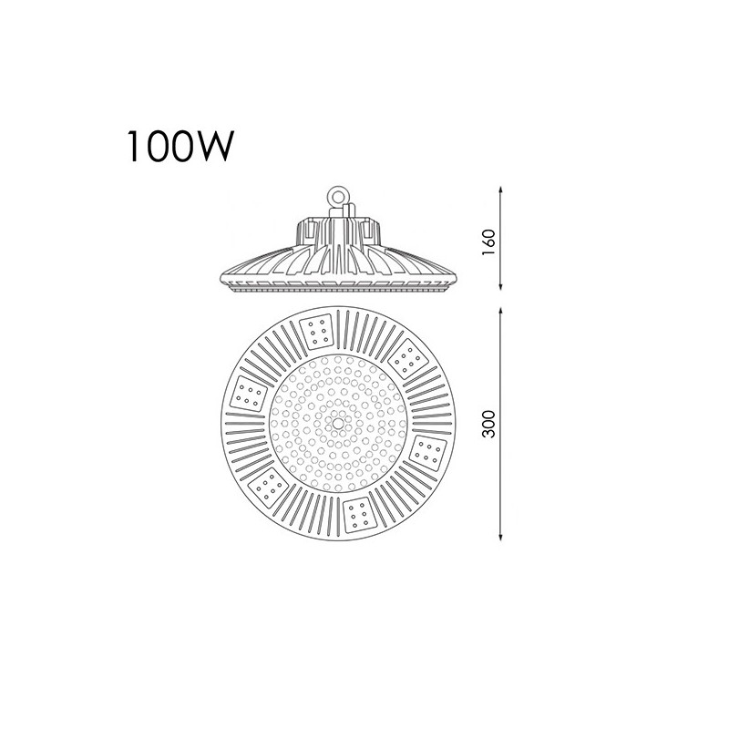 Campana UFO LED ProPlus 100W