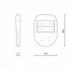 Chasis de Farola para Modulo Heatsing 2X50W 90º