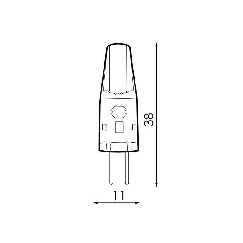 Bombilla LED G4 12VDC COB 3W