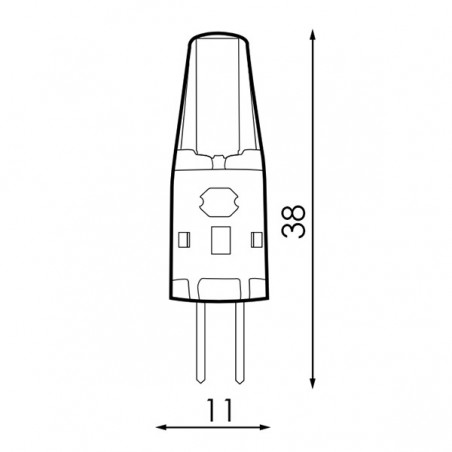 Bombilla LED G4 12VDC COB 3W