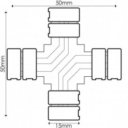 Conector para Tira 10MM...