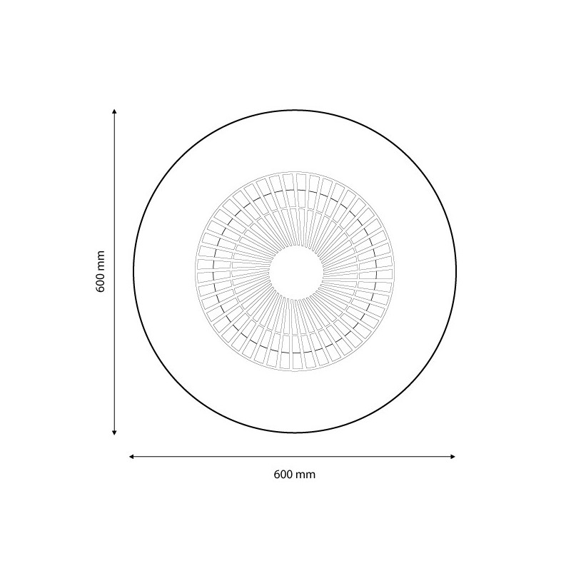 Ventilador de techo LED WithLine