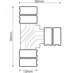 Conector para Tira 10MM...