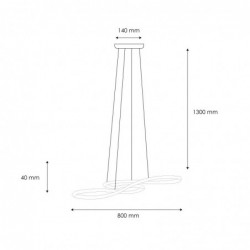 Lámpara de techo LED Ruhu