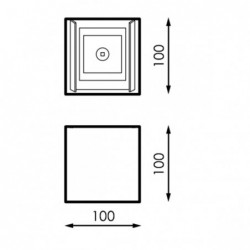 Aplique de Pared LED White...