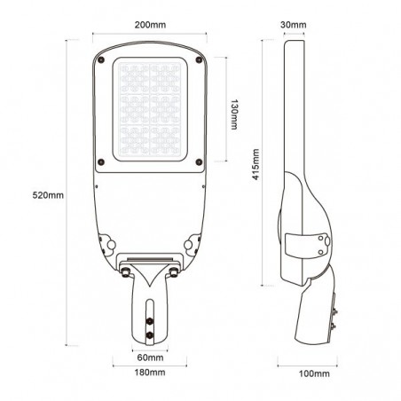 Farola LED Line Series 60W