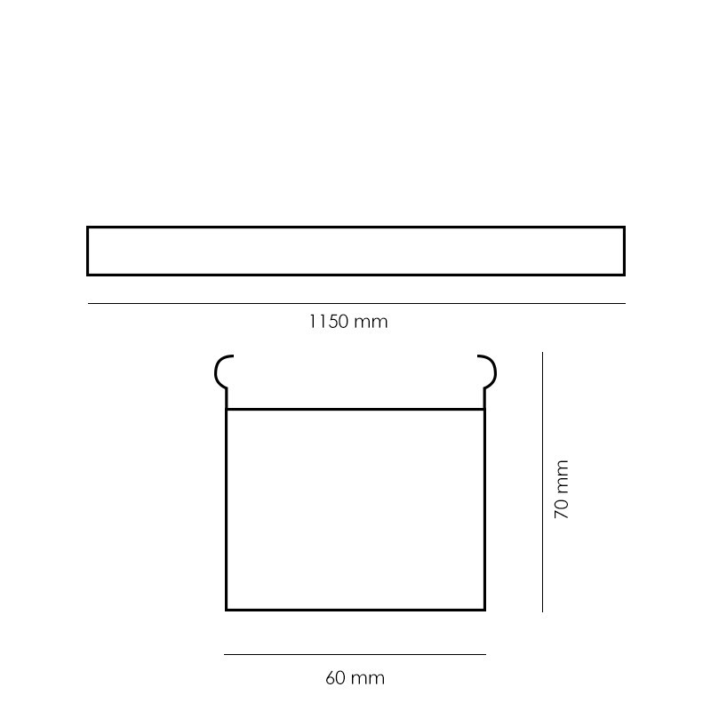 Barra lineal Barcelona 40W (UGR 19)