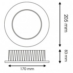 Downlight LED Bless 30W...